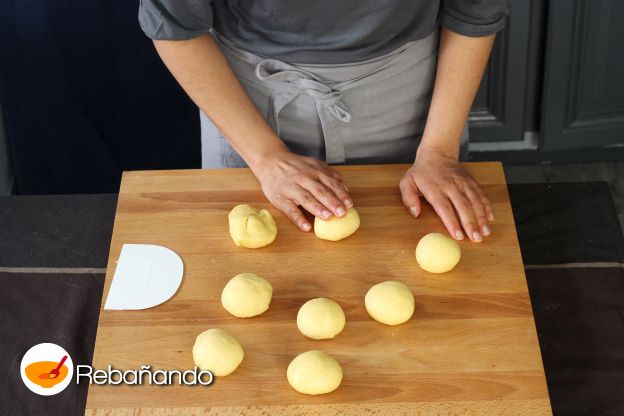 Preparación de las brioches