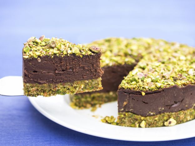 Tarta de chocolate y galletas