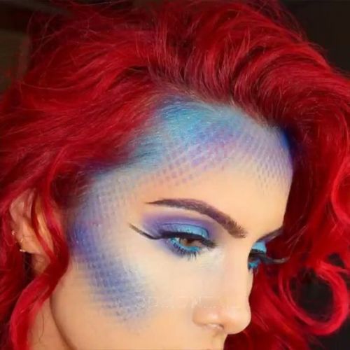 Fantástico maquillaje de SIRENA