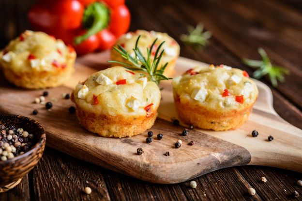 Muffins de pimiento