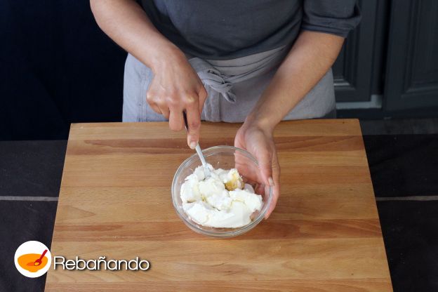 Preparación del relleno