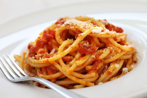 Macarrones con tomate