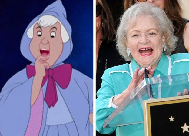 El Hada MAdrina y  Betty White