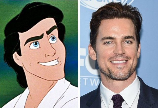 El príncipe Eric y Matt Bomer