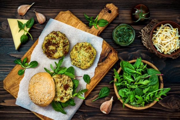 Hamburguesa de quinoa