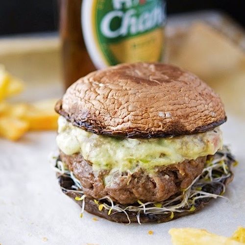 Sándwich de champiñón