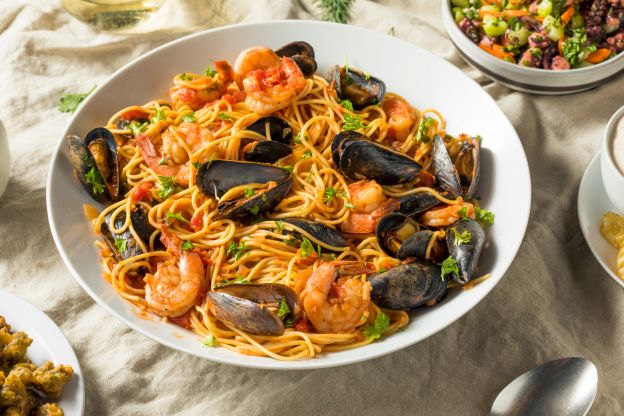 Pasta con mariscos