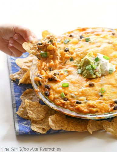 nachos de pollo