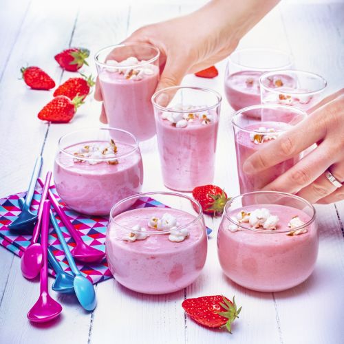 Mousse de fresa