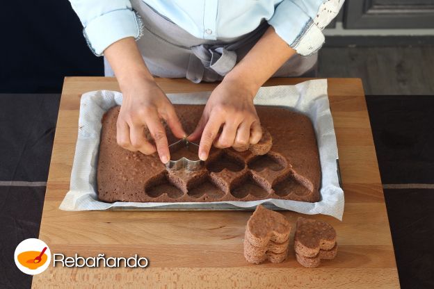 Preparación del bizcocho: paso 1