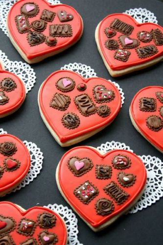 Galletas caja de chocolate