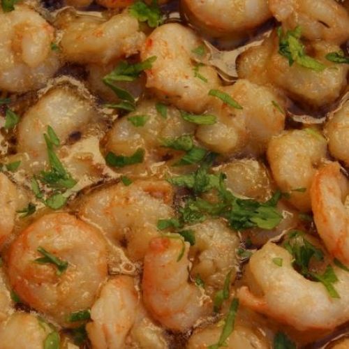 10. Gambas al ajillo