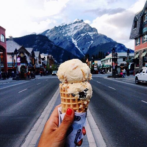 Un heladito en Canadá