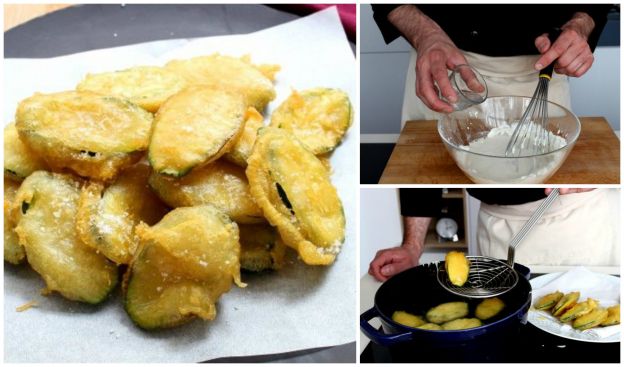 Haz en casa una deliciosa tempura de calabacín