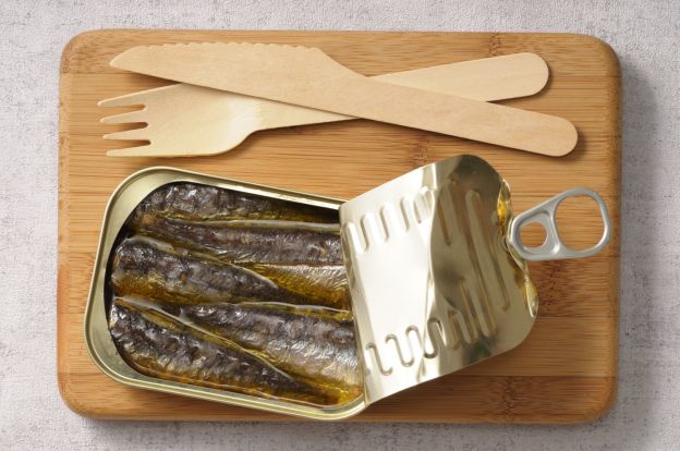 Sardinas en aceite de oliva con limón confitado