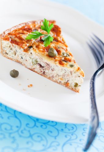 Quiche con sardinas