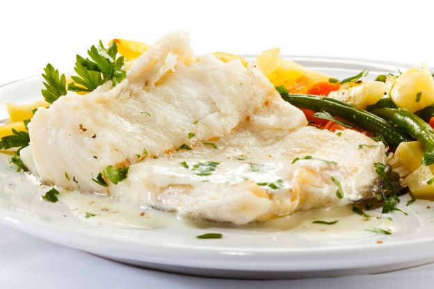 Bacalao con coco de India