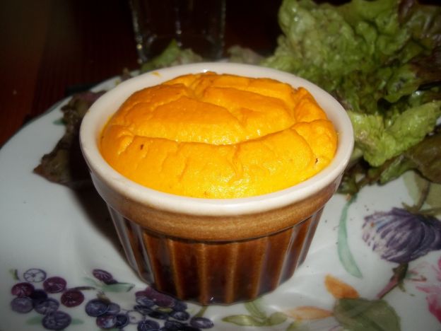 Un flan de zanahorias