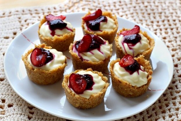 Tartitas de cereza