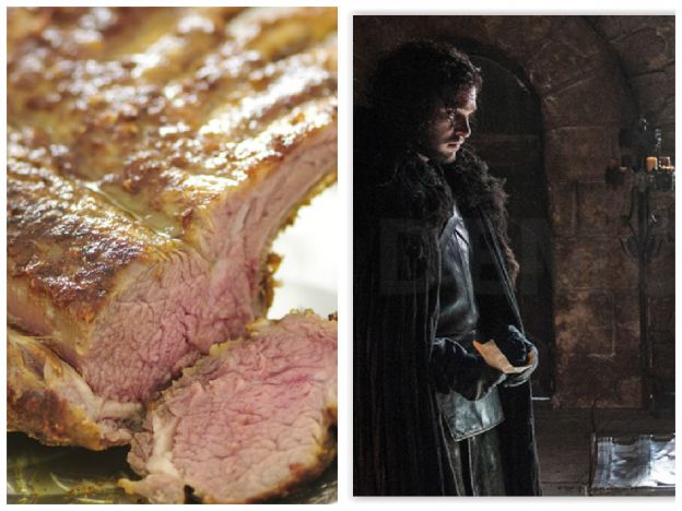 5. Jon Snow y la carne asada