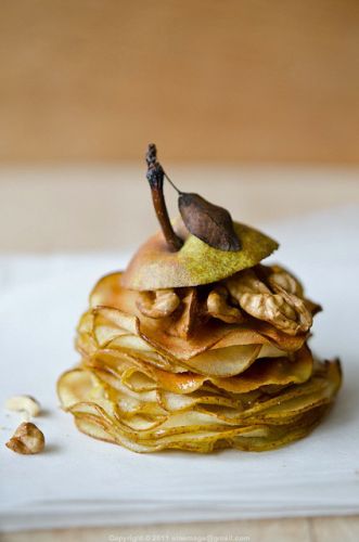 Tartar de manzana con nueces