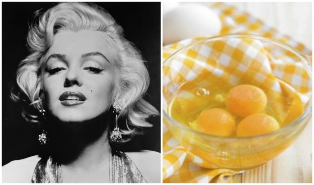 Marilyn Monroe: Batido de huevo y leche