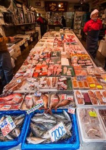 Mercado de pescado de Tsukiji -  Tokio, Japon