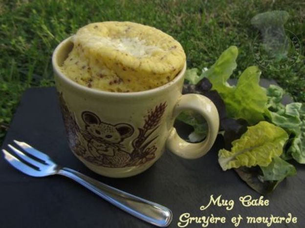 Mug cake salado