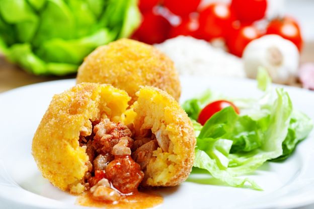 Croquetas de papa rellenas