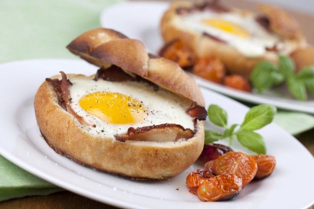 Pan relleno al horno