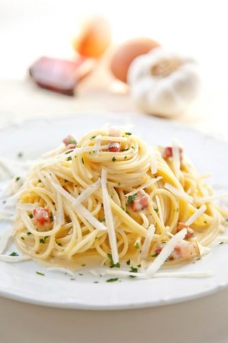 Auténtica pasta carbonara