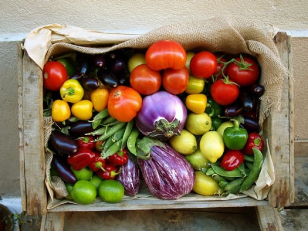 Verduras crudas