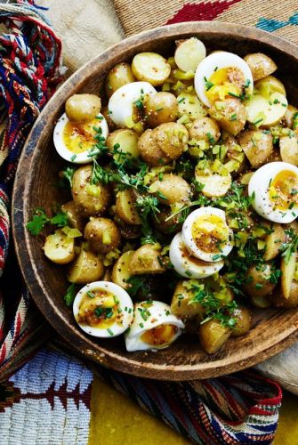 Ensalada de patatas y huevo