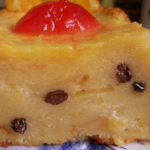 Pudín de manzana