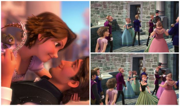 8. Rapuncel y las hermanas de Frozen