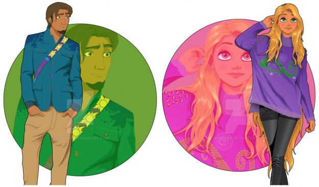 Flynn y Rapunzel