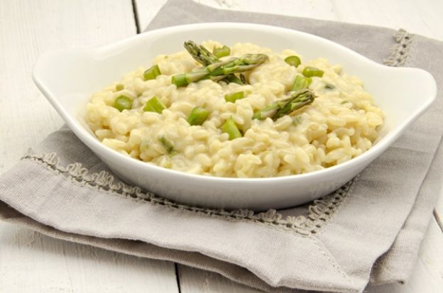 Risotto de guisantes