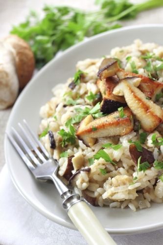 Risotto tradicional de hongos