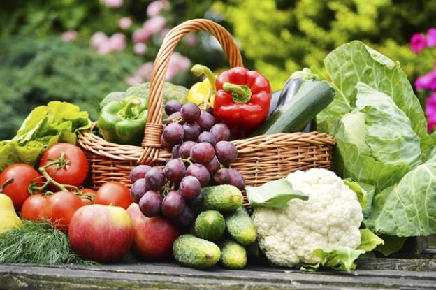 Frutas y verduras orgánicas