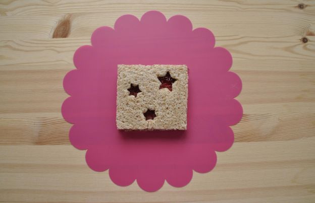 Sándwiches decorados para niños