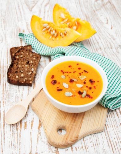 Sopa de calabaza con un twist