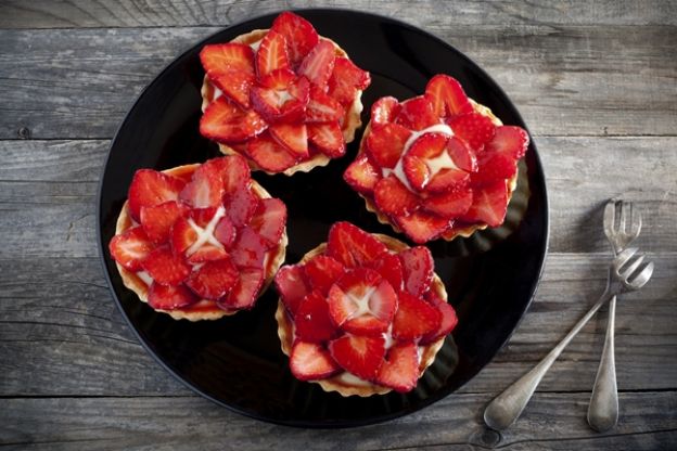 Tarta de fresas sin gluten