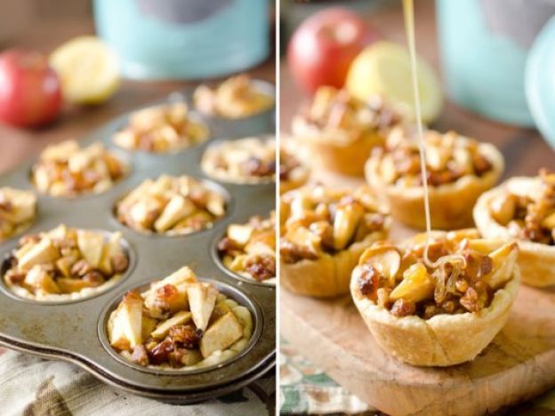 Tartitas de manzana y caramelo