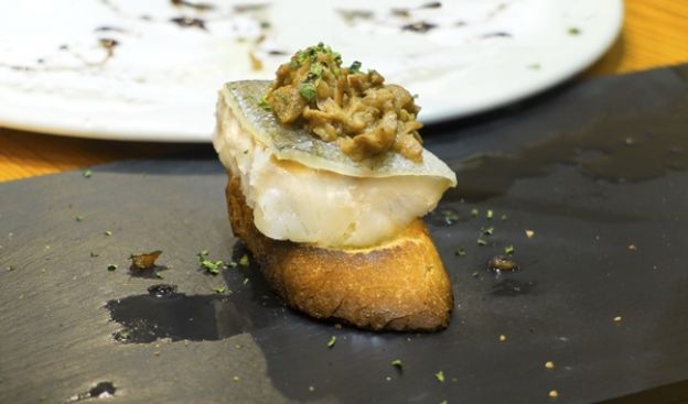 Pincho de bacalao