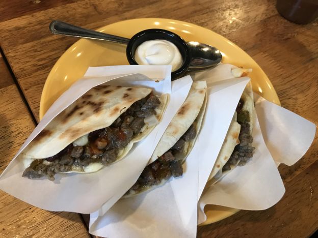 Quesadillas de huitlacoche.