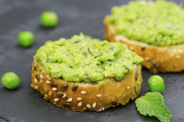 Tostas con guacamole