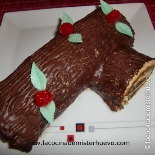 Tronco de Navidad con forma