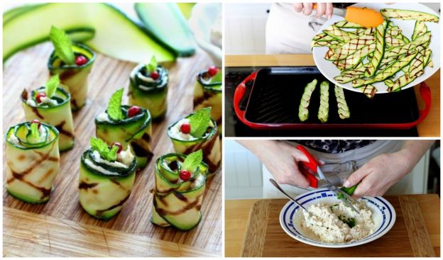 Un aperitivo para triunfar riquísimos rollitos de atún y calabac