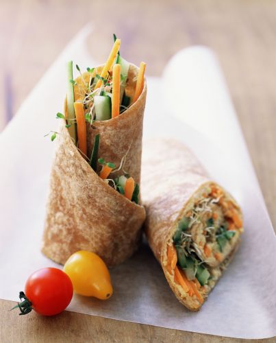 Wrap vegetariano