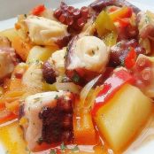 Pulpo guisado a la gallega